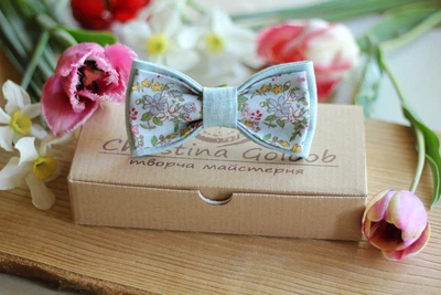 Галстук-бабочка Christina Goloob Romantik one size Ментоловый