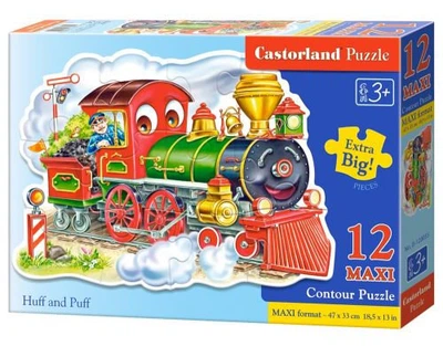 Пазлы Castorland Паровозик, 12 элементов Maxi puzzle (120055)