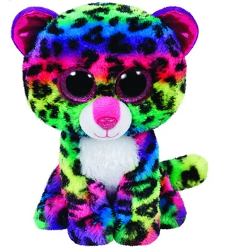 Мягкая игрушка TY Beanie Boo's разноцветные леопард Dotty 15 см (37189)