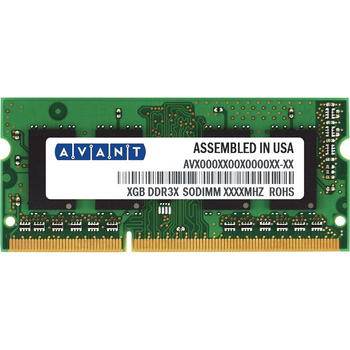 Оперативна пам'ять Avant SODIMM DDR3L 2Gb 1600MHz PC3L-12800 (AVH6456U65G1600G9-FP)