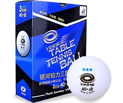 Бесшовный пластиковый мяч 3* Yinhe ITTF