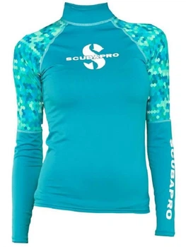 Реглан Scubapro Rash Guard Women бирюзовый Бирюзовый XS