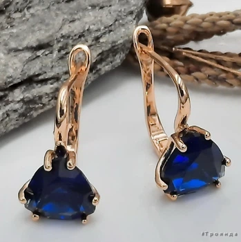 Сережки з позолотою XUPING (34010508-01)