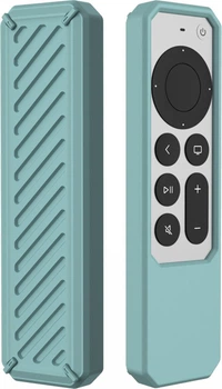 Чехол Guard Shell для пульта Apple TV 4K 2021 Siri Remote (Противоударный) Light Blue (24125)