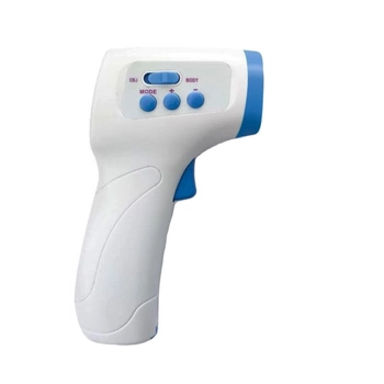 Бесконтактный инфракрасный термометр Non-contact TE-808 цифровой медицинский градусник для измерения температуры тела у детей и взрослых 32 - 43°C предметов и воды (48849)
