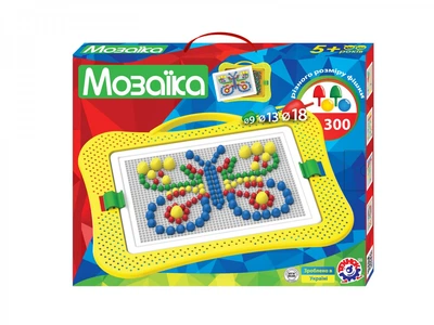 Мозаика ТехноК №7, 300 шт, фишки разного размера (2100)