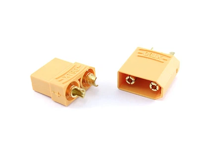 Роз'єм живлення силовий XT90 90А 2pin пара тато-мама для RC (115671)