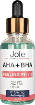 Пілінг для обличчя Jole Peeling Complex з комплексом кислот AHA + BHA pH 3.0 30 мл (4820243881053)