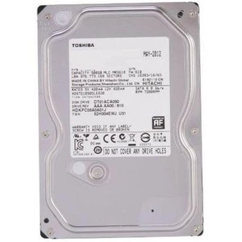 Накопитель HDD SATA 500GB Toshiba 7200rpm 32MB (DT01ACA050) гар. 12 мес. Refurbished