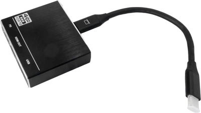 Адаптер ExtraDigital Type C to HDMI 4K 60Hz, USB 3.0 PD, Type C (KBH1802)