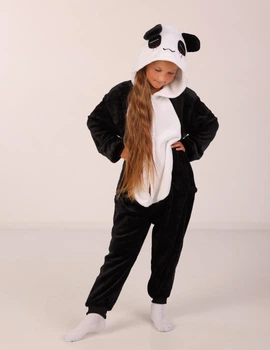 Пижама Кигуруми Kigurumi Панда Аниме Грустная Для Детей И Подростков Черный 130 -144 см. (2011)