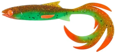 Виброхвост Balzer Shirasu Reptile Shad 15 см 15 г 1 шт Chartreuse Motoroil