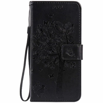 Чохол для Xiaomi Redmi Note 10 5G (малюнок кіт і дерево) Black (23085-2B)