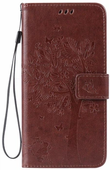 Чохол для Samsung Galaxy M32 M325 (малюнок кіт та дерево) Brown (23833-30)