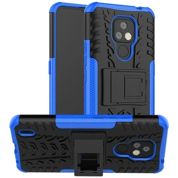Защитный чехол Motorola E7 Plus (бронированный бампер) Blue (22879-28)