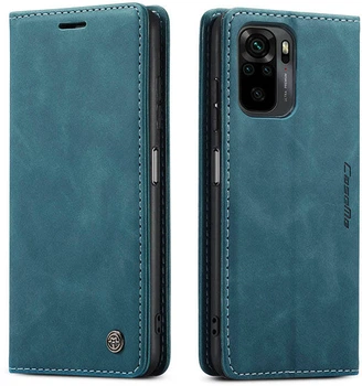 Чехол книжка с магнитом CaseMe на Xiaomi Redmi Note 10 Sea Green (21905-56)