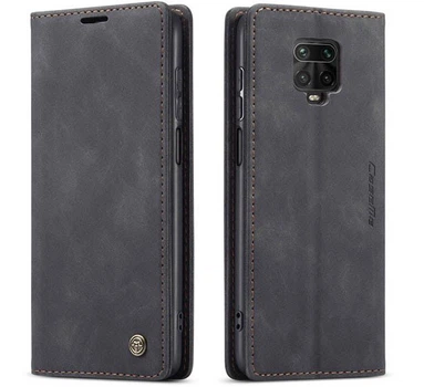 Чохол книжка з магнітом Xiaomi Redmi Note 9 Pro CaseMe Black (15547-2B)