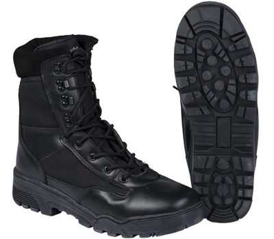 Шкіряні тактичні черевики Mil-tec CORDURA чорні р-р 40UA(12821000_8)