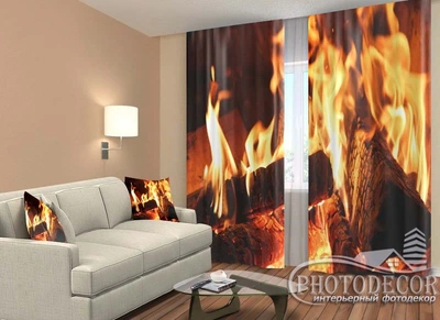 Фото Штори PHOTODECOR "Вогонь" 1 кв.м