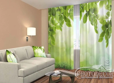 ФотоШторы PHOTODECOR "Листва на солнце" 1 кв.м