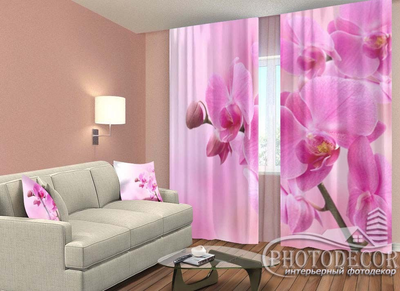 ФотоШтори PHOTODECOR "Рожева орхідея"