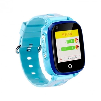 Детские умные смарт часы-телефон с видеозвонком 4G Baby Smart Watch Supero Df33z Голубые