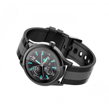 Розумний фітнес браслет годинник Smart Band Supero E6 з тонометром Сіро-Чорний