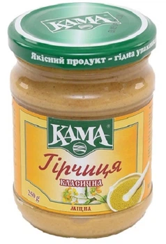 Гірчиця Кама Класична міцна 250 г (4820086370295)