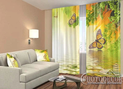 ФотоШтори PHOTODECOR "Метелики над водою"