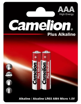Батарея Camelion PLUS ALKALINE 2B AAA