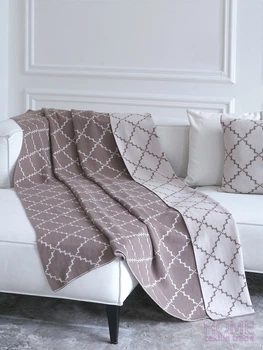 Плед La Modno Diamond Dark Beige-Beige 150x200 (200177)