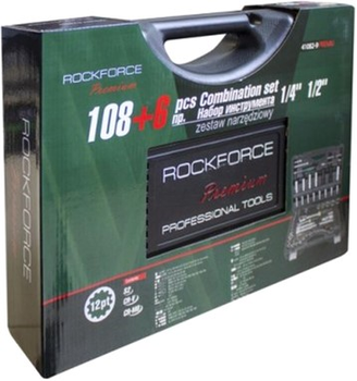 Набор инструментов Rock Force 1/4", 1/2" (12гр.) (RF-41082-9 Premium)