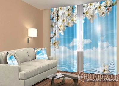 ФотоШторы PHOTODECOR "Цветы на небе"