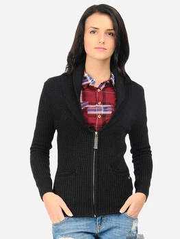 Кардиган в'язаний жіночий Colin's CL1004946BLK S Чорний