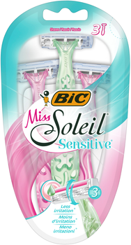 Набір бритв без змінних картриджів BIC Miss Soleil Sensitive 3 шт. (3086123519176)