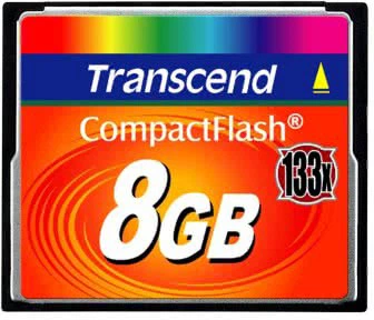 Карта пам'яті Transcend CompactFlash 133 8 GB (TS8GCF133)
