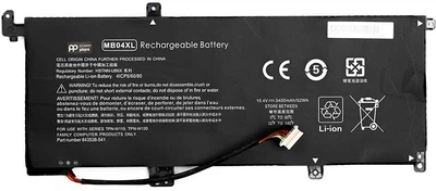 Аккумулятор PowerPlant для ноутбуков HP Envy X360 15 (MB04XL) 15.2V 3400mAh (NB461707)