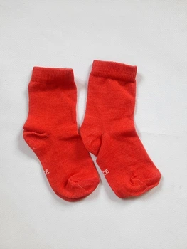 Термоноски детские из шерсти мериноса BabyKo Merino (р14), яскраво-червоні