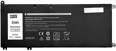 Акумулятор PowerPlant для ноутбуків Dell Inspiron 15 7577 (33YDH) 15.2V 3600mAh (NB441549)