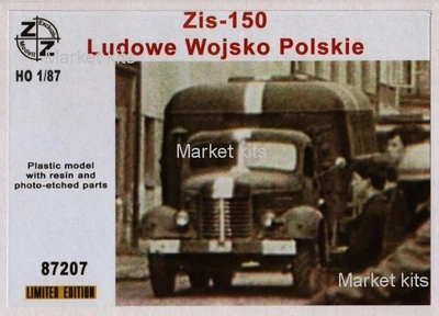 Грузовик Зис-150 LWP Польской народной армии 1:87 ZZ MODELL (ZZ87207)