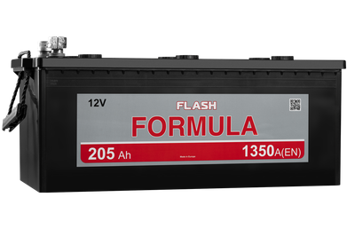 Автомобильный аккумулятор FORMULA 205 Ah 1350 A (EN) BLACK Gravity Gravity Calcium Cast