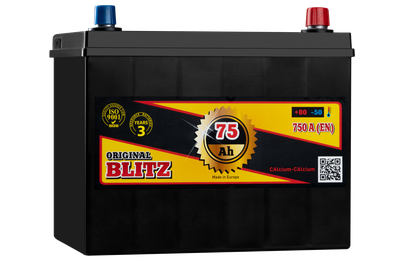 Автомобільний акумулятор BLITZ 75 Ah 750 A (EN) ASIA Premium Ca/Ca