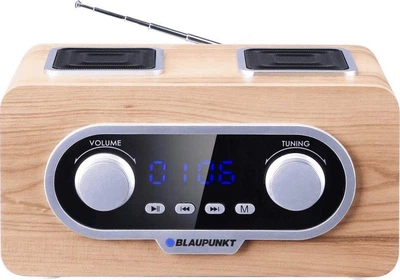 Радиоприемник Blaupunkt PP5. 2CR Светло-коричневый с дисплеем и пультом ДУ + USB-разъем / вход AUХ