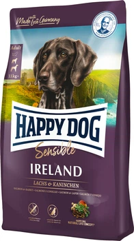 Сухой корм для собак Happy Dog Sensible Ireland для нормализации линьки с кроликом и лососем 12.5 кг (4001967014099)