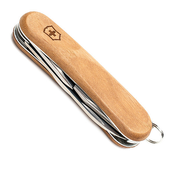 Ніж складаний Victorinox Delemont EvoWood 10 Коричневий