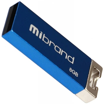 Флеш-накопичувач Mibrand USB флеш накопичувач 8GB Сhameleon Blue USB 2.0 (MI2.0/CH8U6U)
