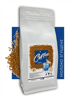 Кофе растворимый сублимированный Leadercoffee Ukraine с ароматом Сгущенное молоко 500 г