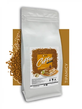 Кофе растворимый сублимированный Leadercoffee Ukraine с ароматом Тирамису 500 г