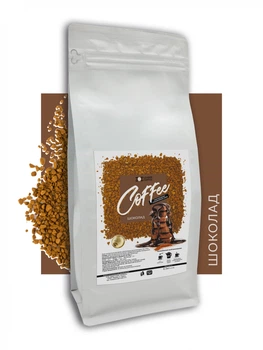 Кофе растворимый сублимированный Leadercoffee Ukraine с ароматом Шоколад 500 г