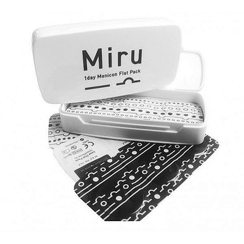 Контактні лінзи Menicon Miru 1 Day Flat Pack (упаковка 30 шт) -0,75